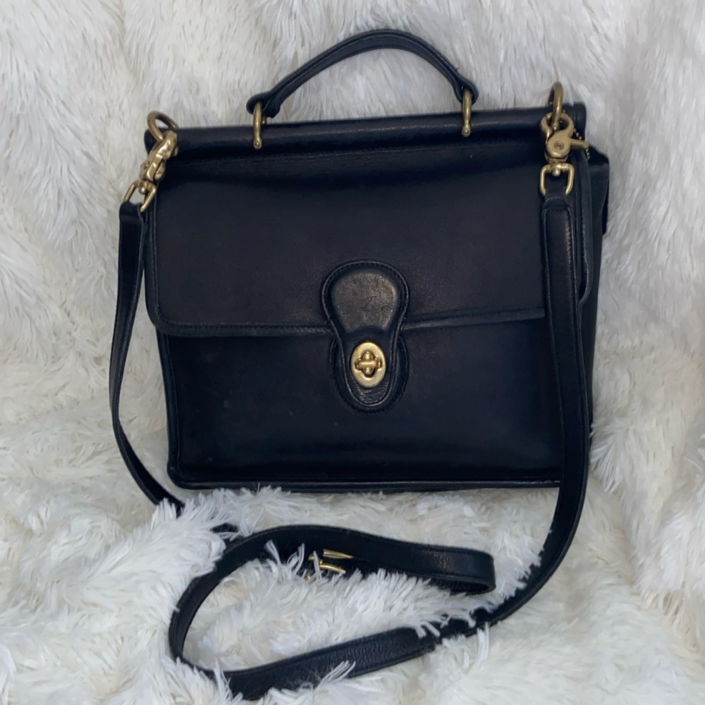 Coach Vintage Black Willis Bag 9927